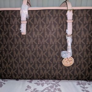 MICHAEL Michael Kors Jet Set Travel Tote (Brown)